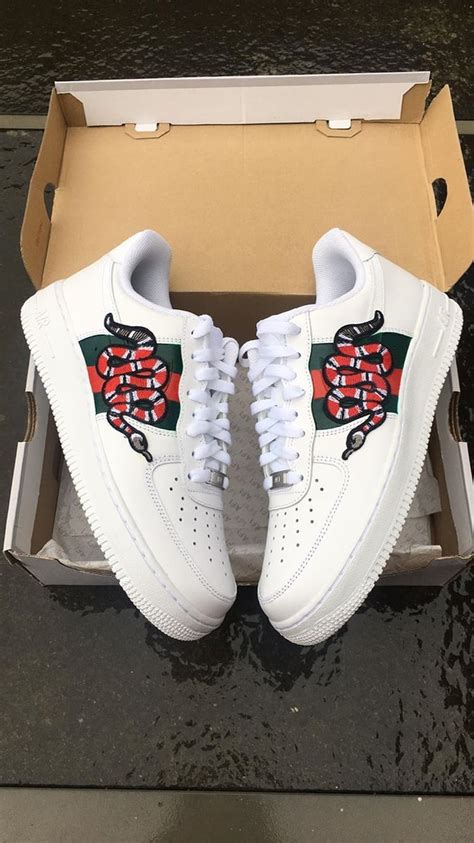 gucci snake air force 1|Gucci af1 low gg.